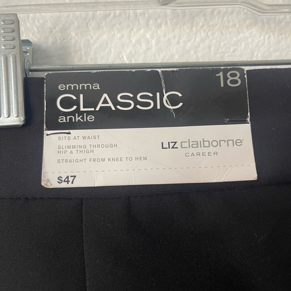 NWT LIZ CLAIBORNE Classic Career March Ankle Length Pants Secretly Work Trousers - Picture 4 of 10
